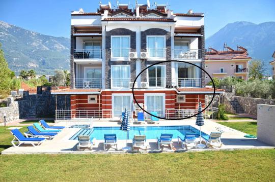 Hisaronu Apartments, pool and garden rental apartments in Oludeniz-Hisaronu.